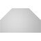 Ekena Millwork Octagonal Top Surface Mount PVC Gable Vent w/ 2"W x 2"P Brickmould Sill Frame, 30"W x 18"H GVPOT30X1803SN - alternate 5